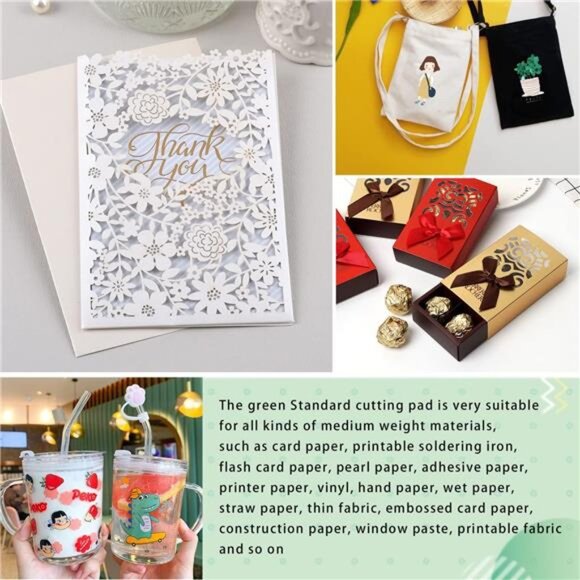 Cutting Mat, Compatible With Cricut Explore One/Air/Air 2/Maker 8 Pack 12x12 In - Picture 6 of 7